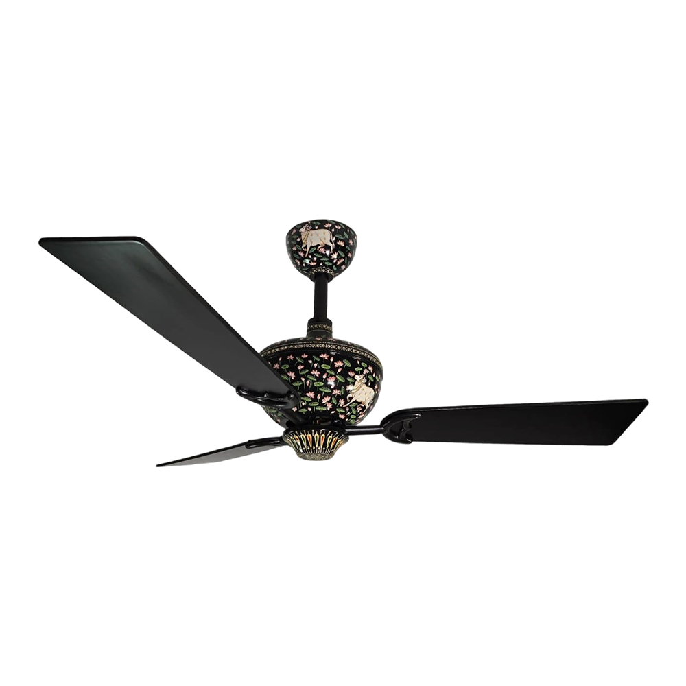 Handcrafted Signature Fans Collection-Pichwai Ceiling Fan