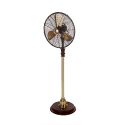 Pedestal Wooden Fan