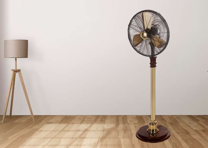 Pedestal Wooden Fan