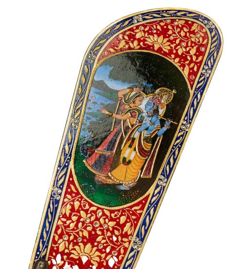 Monarch Mysore Kalam Art Fan - Handcrafted signature collection