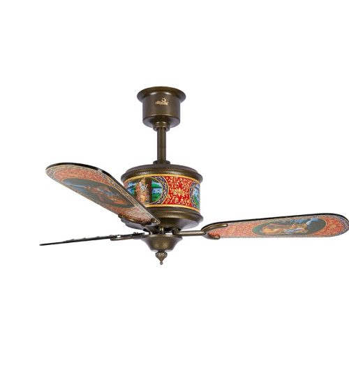 Monarch Mysore Kalam Art Fan - Handcrafted signature collection