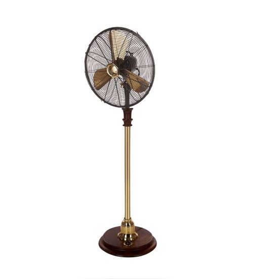 Pedestal Wooden Fan
