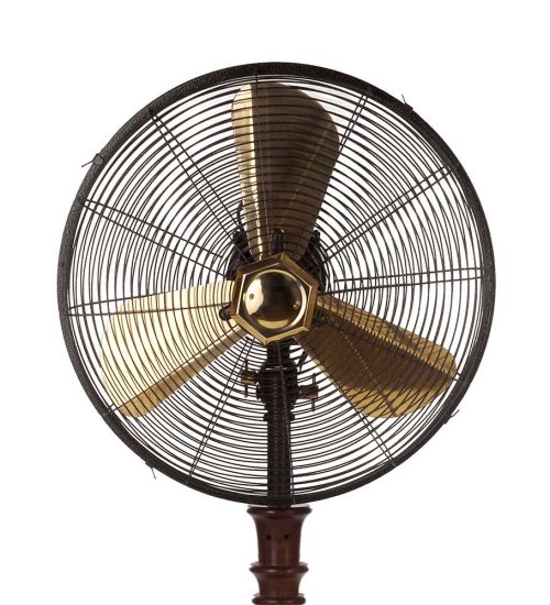 Pedestal Wooden Fan