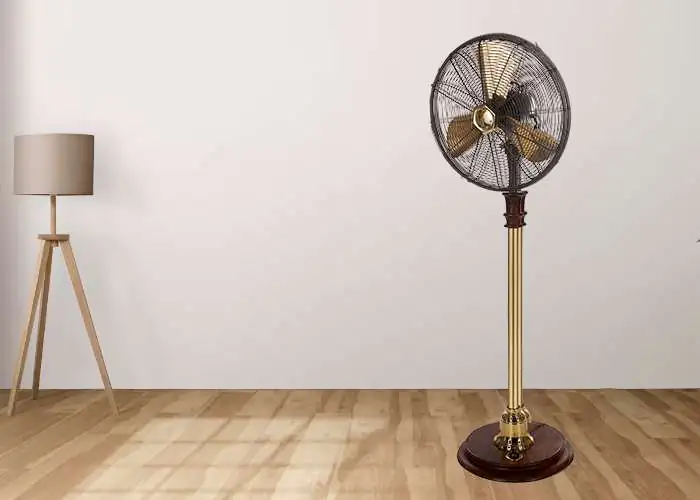 Pedestal Wooden Fan